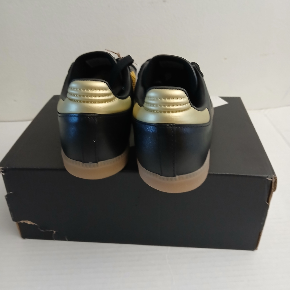 Adidas Samba Black and Gold Sneakers Size 6 New $110 - Picture 6 of 12